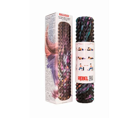 Цилиндр массажный профессиональный Rebel Fitness 45 х 10 см фото4