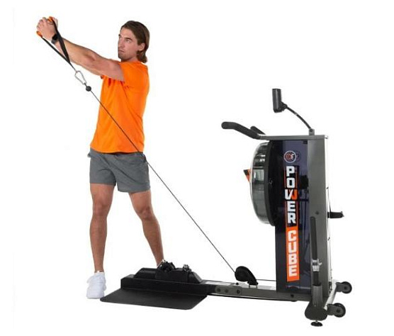 Гребной тренажер First Degree Fitness FluidPowerCUBE™ Grey фото2