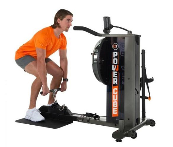 Гребной тренажер First Degree Fitness FluidPowerCUBE™ Grey фото3