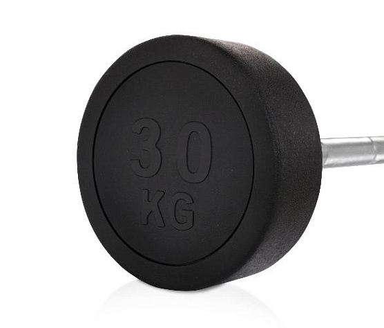 Штанга прямая обрезиненная Unix Fit PRO 30 кг фото3