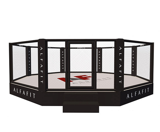Октагон тренировочный AlfaFit на помосте высотой 0,5 м