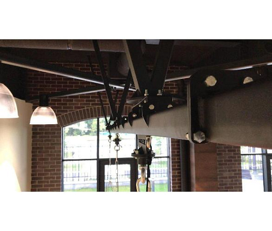 Перекатная система для повеса снарядов Targex (каретка с вращающимся подвесом) фото2