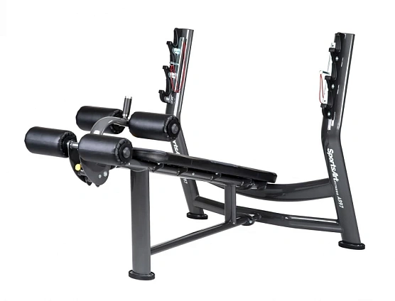 Олимпийская скамья с отрицательным наклоном Sportsart Fitness A997