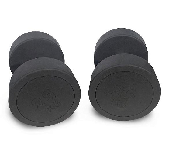 Гантель круглая обрезиненная Unix Fit PRO 25 кг / шт.