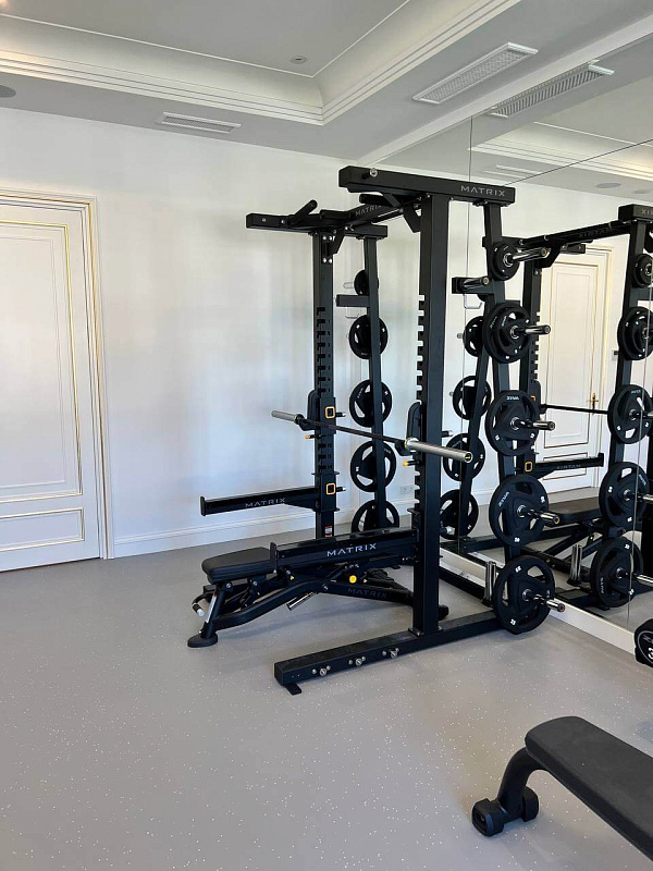 Тренажёрный зал для загородного дома в Подмосковье