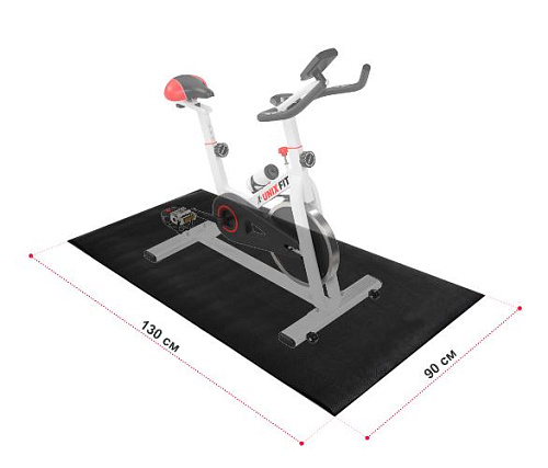 Коврик для кардиотренажёров Unix Fit No logo 130x90x0,6 см