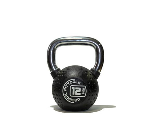 Гиря полиуретановая с хромированной ручкой Original FitTools CPU 12 кг Купить Гиря полиуретановая с хромированной ручкой Original FitTools CPU 12 кг в Москве