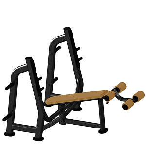 Fiton J-024 Скамья жим лежа с отрицательным углом