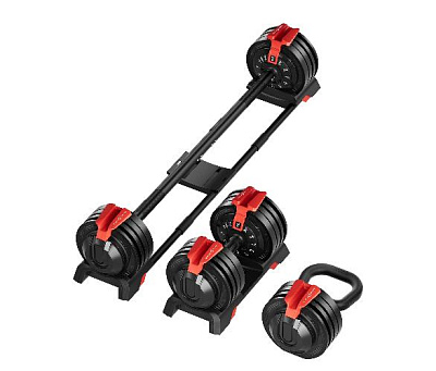 Штанга регулируемая многофункциональная 3 в 1 Oxygen XCROSS 24 кг