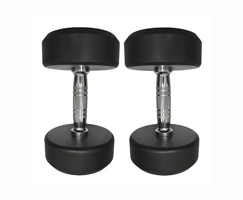 Круглые обрезиненные гантели Ultra Gym ряд от 2.5 до 25 кг