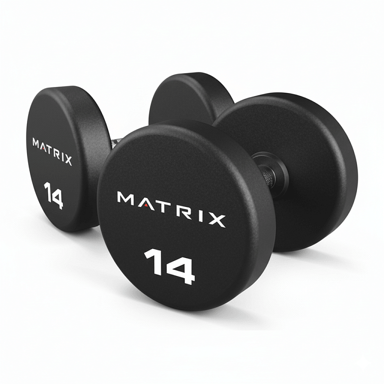 Matrix Fitness Rubber Dumbbel (Round) 2 кг — фото 1