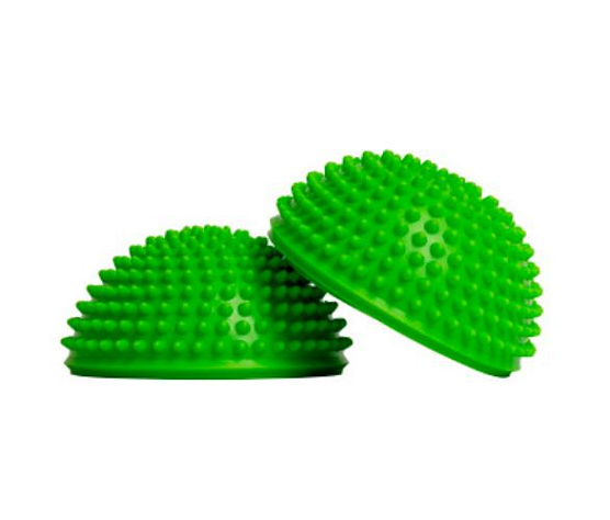 Полусфера массажно-балансировочная Original FitTools (набор 2 шт) зеленый