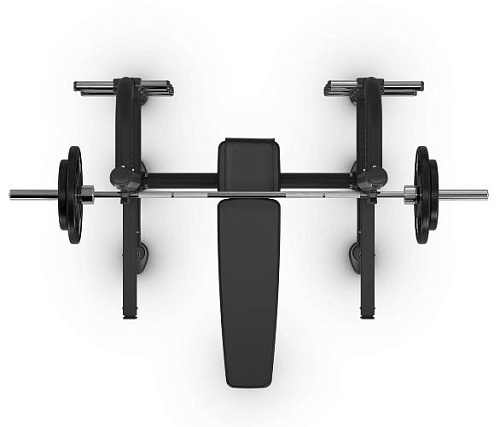 Скамья горизонтальная для жима с упорами Matrix Fitness MAGNUM MG-A78S