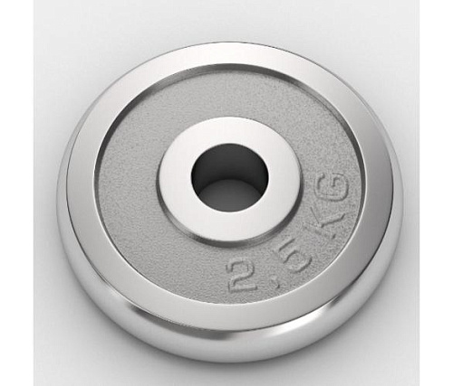 Купить Диск хромированный Unix Fit 2.5 кг / 25 мм в Москве