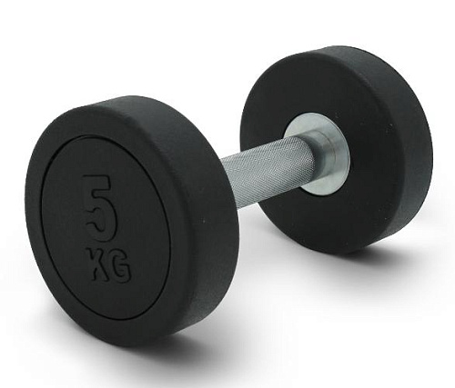 Купить Гантель круглая обрезиненная Unix Fit PRO 5 кг / шт. в Москве