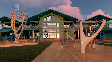 Уличная спортивная площадка (фитнес зона) LA DACHA