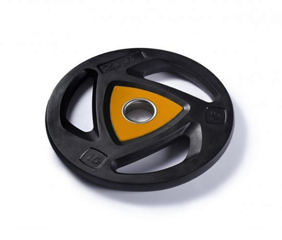 Диск уретановый с цветной вставкой Ziva 2,5 кг фото1