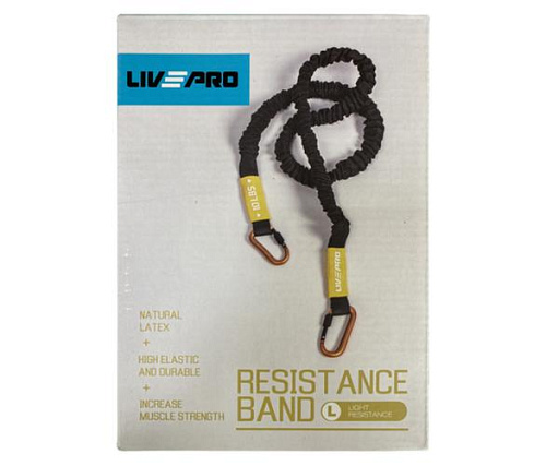 Эспандер эластичный с карабином Livepro LP8401-L