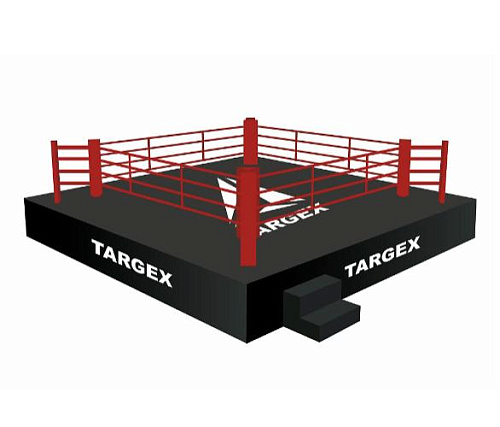 Купить Ринг боксерский соревновательный Targex на помосте 1 м (столбы внутри помоста) 780х780х100 в Москве
