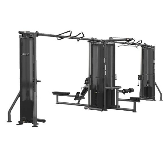 Кроссовер True Fitness TMS6000 6-ти стековая станция с кроссоверами (стеки кроссовера 4 по 112кг)