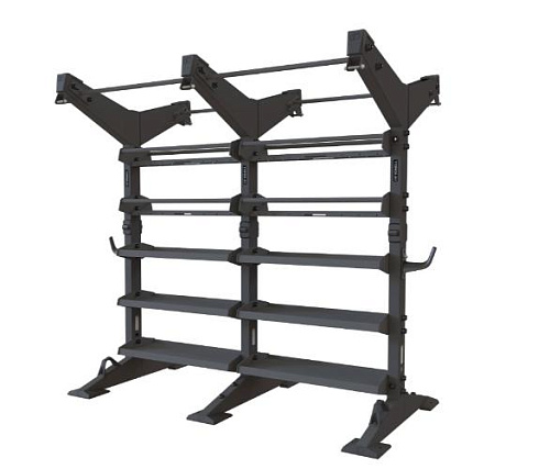 Купить Стойка для аксессуаров Torque X-Create XCS2SC-2M-07, двусторонняя 2-модульная (черный) в Москве