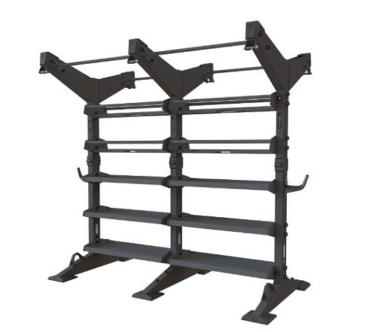 Стойка для аксессуаров Torque X-Create XCS2SC-2M-07, двусторонняя 2-модульная (черный)