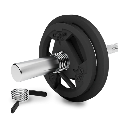 Диск олимпийский обрезиненный BRONZE GYM 10 кг