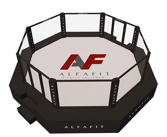 Октагон соревновательный AlfaFit на помосте высотой 1 м фото1
