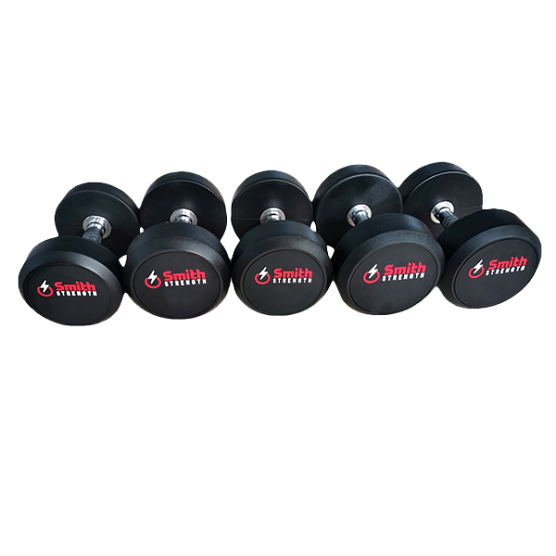 Smith Fitness Excellence Набор обрезиненных гантелей DB145-1 (пара) 2,5 до 25кг