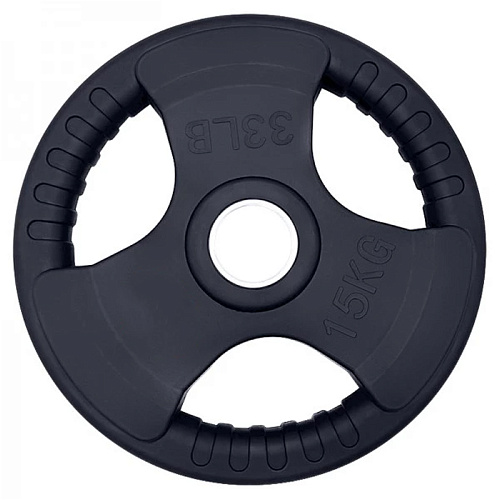 Диск олимпийский 15 кг Black Edition KRAFT Fitness