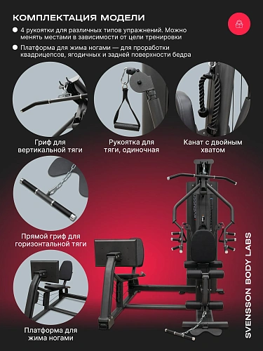 Силовой комплекс полукоммерческий SVENSSON BODY LABS RIGEL PLUS PRO