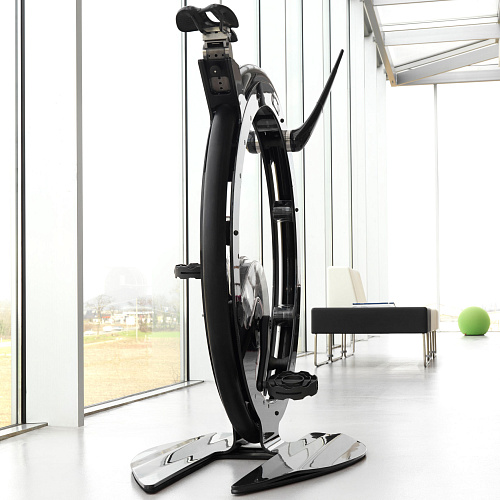 Велотренажер вертикальный Ciclotte Steel Pearl зеленый