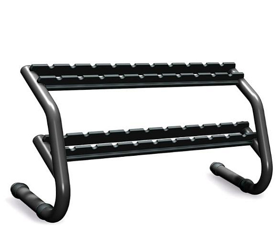 Technogym Подставка для гантелей (Chrome Dumbbell Rack)