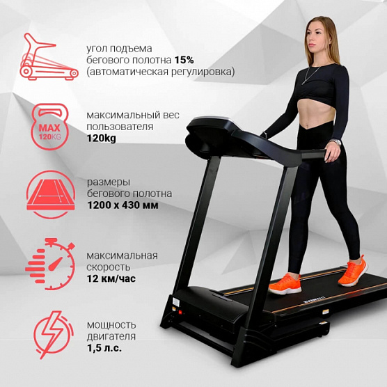 Беговая дорожка Everyfit K243E фото9