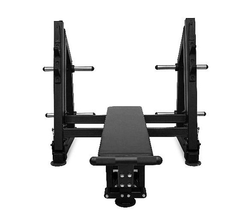 Скамья для жима лёжа с доводчиком, упором и подставкой для ног Bronze Gym PARTNER ML-901