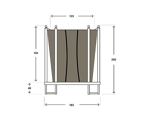 Батут Hasttings Classic Green (1,82 м)