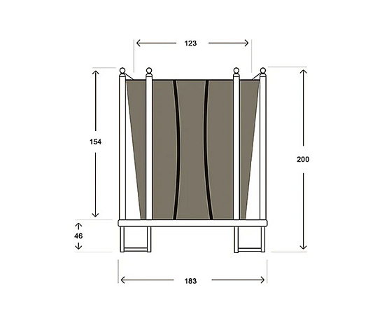 Батут Hasttings Classic Green (1,82 м) фото2