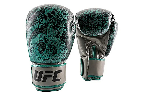 Перчатки для бокса UFC PRO Thai Naga 12 Oz зеленые