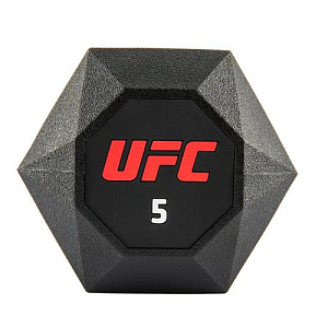 Купить UFC Комплект обрезиненных октагональных гантелей 10 пар от 2,5 до 25кг Octagon Dumbbell в Москве