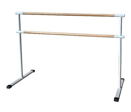 Купить Станок хореографический напольный мобильный двухрядный Original FitTools 1,5 м (перекладина D-40 мм бук) мобильный в Москве