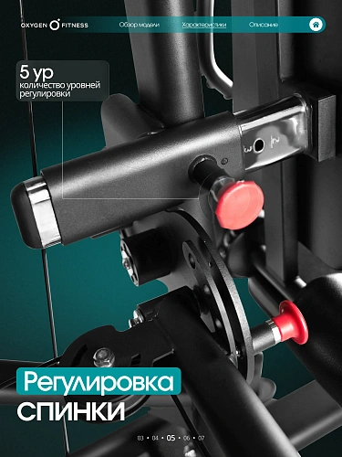 Силовой комплекс полукоммерческий Oxygen Fitness Iron Pro