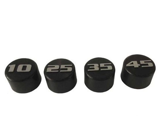 Колпачки для держателей дисков с указанием весов 10-45 кг Torque WSNK10-45-101