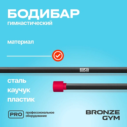 Гимнастическая палка бодибар Bronze Gym, 4 кг