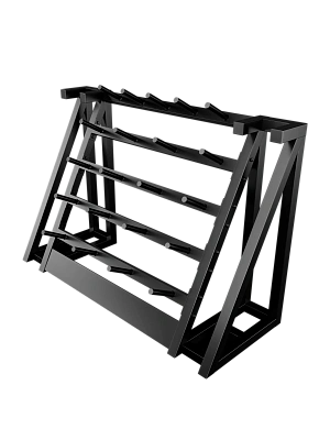 Стойка для хранения штанг для аэробики Bronze Gym 190х55х128, на 20 шт.