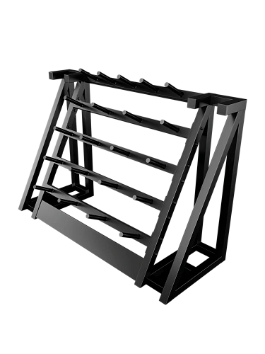 Стойка для хранения штанг для аэробики Bronze Gym 190х55х128, на 20 шт.