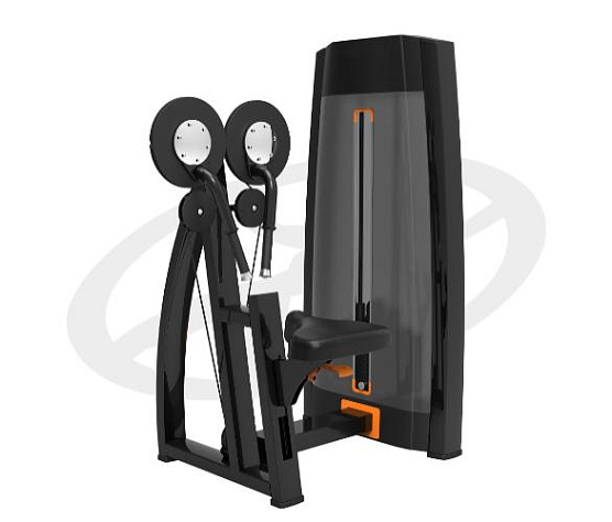 Грузоблочный тренажер на верхнюю часть тела Oxide Fitness F008 кросс-арм (предплечья, нижние и внутренние грудные) 