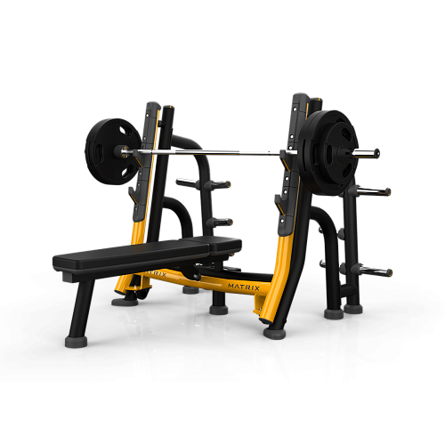 Скамья горизонтальная для жима с доводчиком Matrix Fitness MAGNUM A678