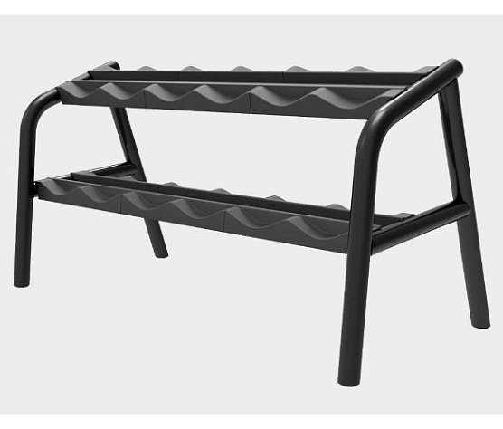 Стойка для гантелей Technogym Urethane-Encased Dumbbell Rack с уретановым покрытием