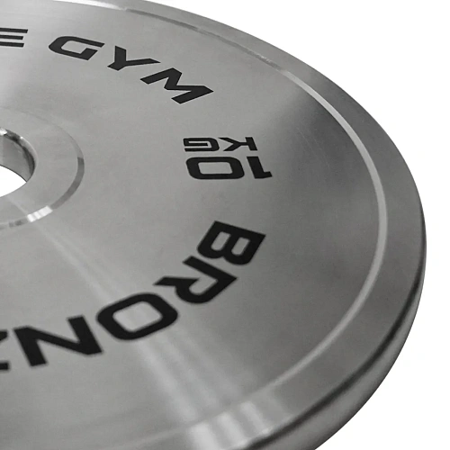 Диск олимпийский Bronze Gym стальной 10 кг