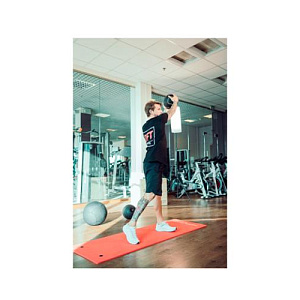 Купить Original FitTools Мяч тренировочный черный 1 кг в Москве